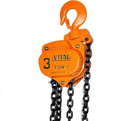 جرثقیل دستی زنجیری ویتال مدل VL ظرفیت ۳ تن زنجیر ۳ متری زاپن