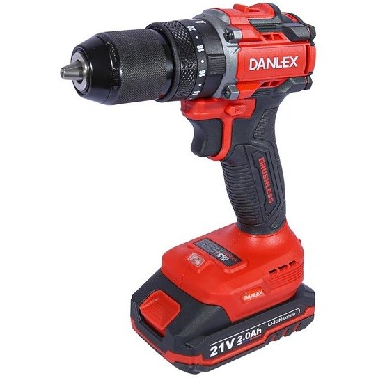 دریل پیچ گوشتی شارژی دنلکس مدل DX6321 ۲۱ ولت براشلس چکشی